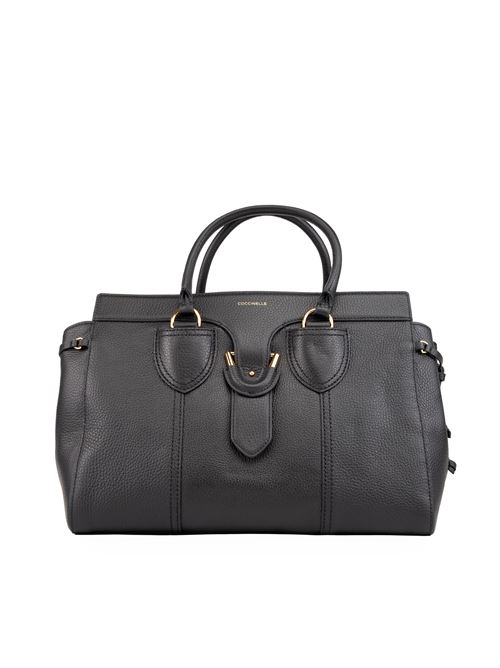 Borsa York small in pelle noir Coccinelle | E1 REF 18 01 01001